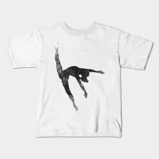 Balck dancer Silhouette Kids T-Shirt